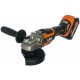 Шліфмашина кутова безщіткова акумул. AEG: Li-Ion 2x18 В 5 AхГод, диск Ø=125 мм, 11000об/хв