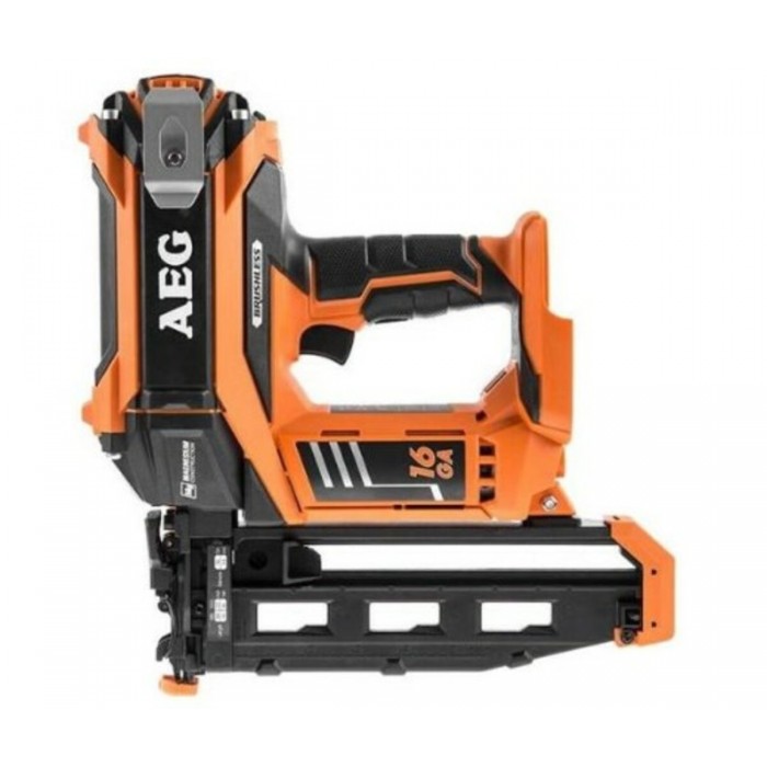 Цвяхозабивач акумуляторн AEG,Li-Ion 18V до цвяхів 16GA l=19-65мм,2 уд/сек,маг 105ш(БЕЗ АКУМУЛЯТОРА)