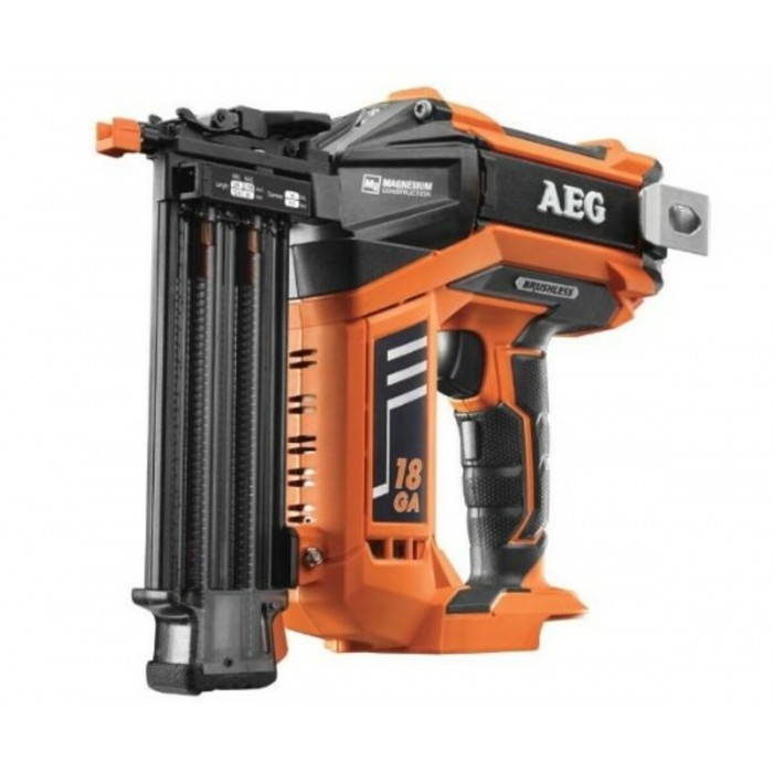 Цвяхозабивач акумуляторн AEG,Li-Ion 18V до цвяхів 18GA l=16-55мм,2 уд/сек,маг 105ш(БЕЗ АКУМУЛЯТОРА)