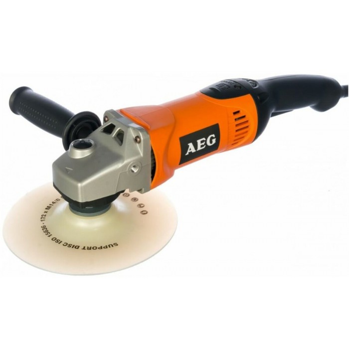Полірувальна машина кутова мережева AEG: Ø= 180 мм, 1200 Вт, 1800-4800 об/хв з електронним управ-ям