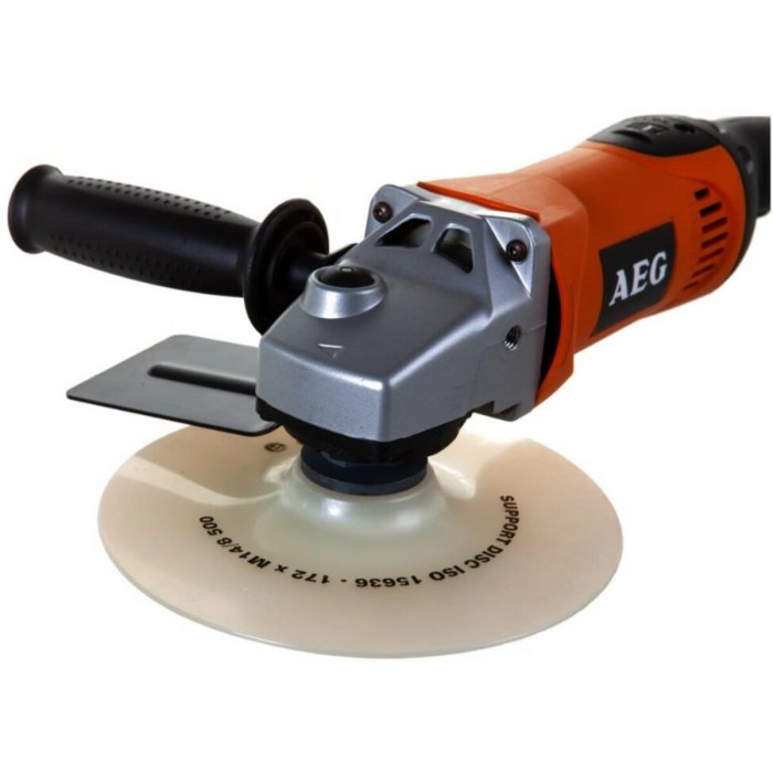 Полірувальна машина кутова мережева AEG: Ø= 180 мм, 1200 Вт, 1800-4800 об/хв з електронним управ-ям