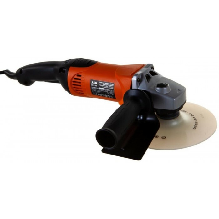 Полірувальна машина кутова мережева AEG: Ø= 180 мм, 1200 Вт, 1800-4800 об/хв з електронним управ-ям