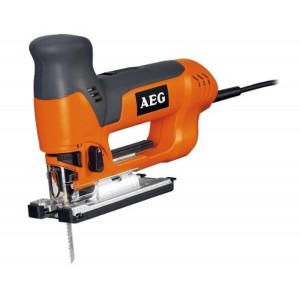 Лобзик ручний мережевий 230 V AEG: 705 Вт, 600-2700 об/хв, макс. глибина різу- 110 мм, ампліт.- 26мм