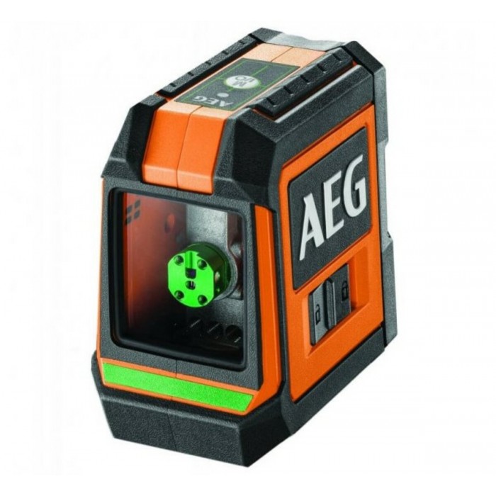 Нівелір лазерний AEG; дальність- 20 м, точність- 0,4 мм/1м, гориз. і вертик. зелені промені