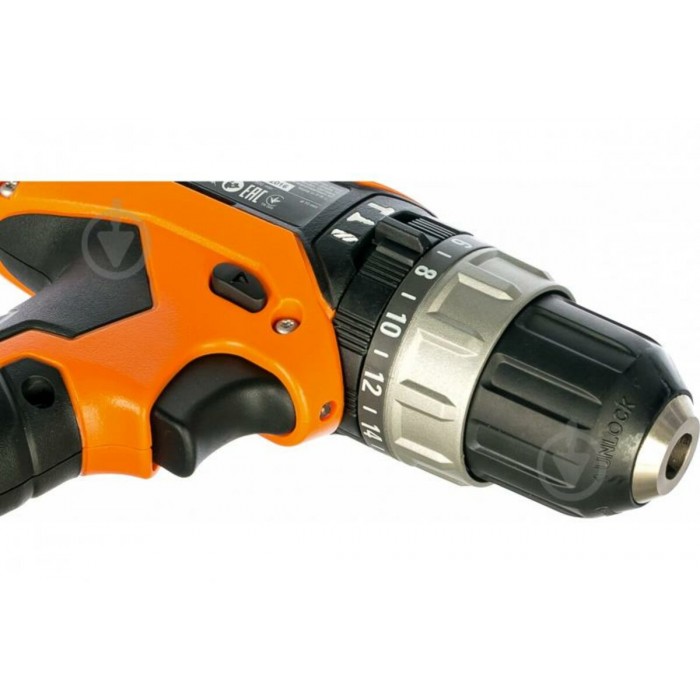 Шуруповерт-дриль акумул. AEG: 2 x Li-Ion 12 В, 2 Агод, 32 Нм, швидкозатиск. патрон Ø≤10 мм(сталь) DW