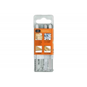 Набір полотен по дереву, ламінату, металу, до електролобзиків AEG : 12 шт DW