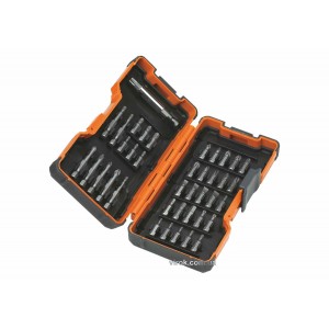 Набір викруткових насадок AEG Power: 1/4" з магнітним тримачем, 40 шт. в кейсі