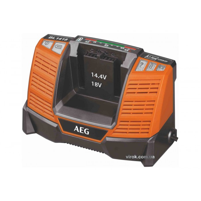 Зарядний пристрій AEG для Li-Ion акумуляторів 14.4 і 18 В, живлення- 230 В (BL1418)