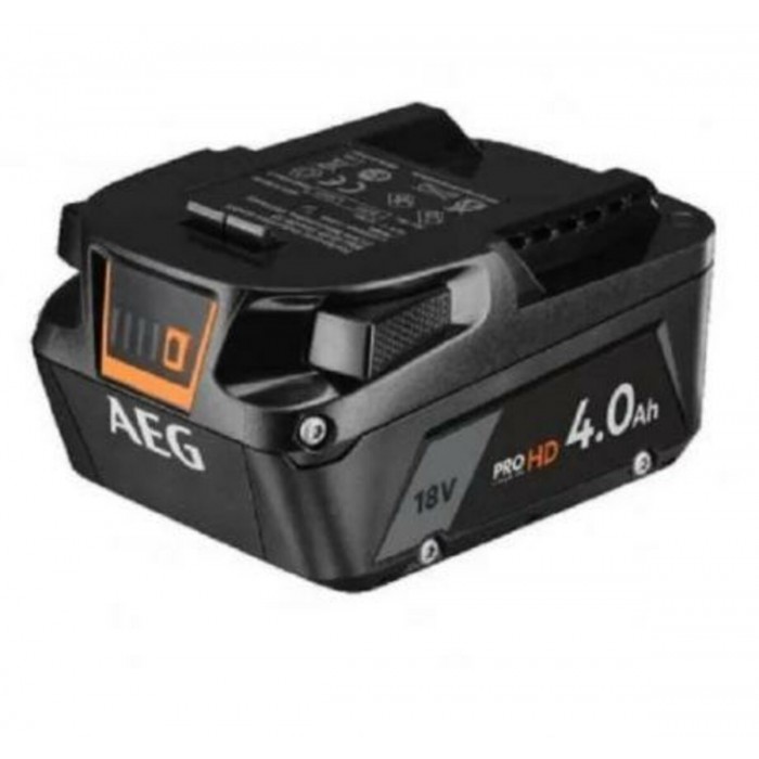 Акумулятор для інструментів AEG : Li-Ion 18 В, 4 АГод з індикатором рівня заряду