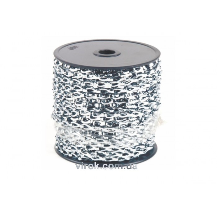 Ланцюг з довгою ланкою оцинкований ТМ "VIROK" DIN 5685C; Ø= 8 мм, l= 22 м ± 1,0%