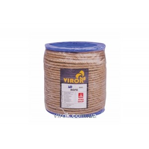 Канат джутовий ЕВА 10 мм x 200 м. (пластикова бобіна)(+,-) 5%