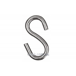Гачок S-подібний гальванічний 4мм