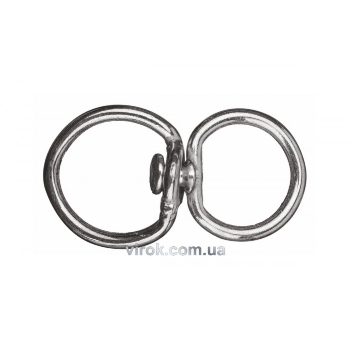 Вертлюг "Шорника" 8 мм, з D-под. кільцем 37х23 мм і кільцем Ø= 36 мм