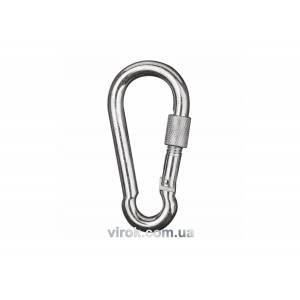 Карабін оцинкований з гвинтом, 8 мм