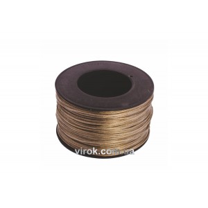 Трос для білизни ПВХ, Ø= 4 мм 200м (бобіна)