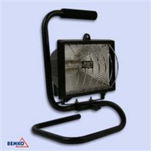 Прожектор галоген. переносний, 150 W чорний