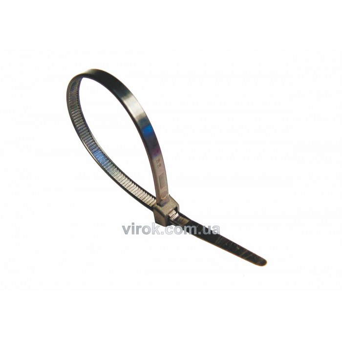 Хомут стяжний капрон. UV чорний 120х2,5 100 шт. [500]