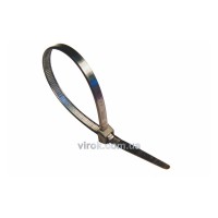 Хомут стяжний капрон. UV чорний 200х4,8 100 шт.  [100]