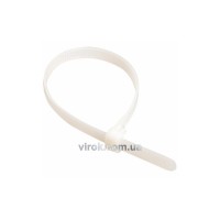 Хомут стяжний капрон. білий 200х7,6 100 шт. [50]