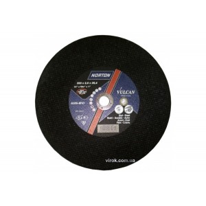 Диск відрізний по металу, нерж. сталі, бетону і чавуну "NORTON VULCAN FIXED"; Ø=350х 32 мм, t=3.5 мм