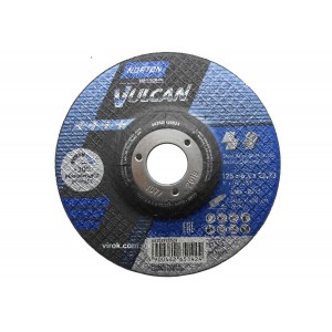Диск шліфувальний по металу і нержав. сталі "NORTON VULCAN"; Ø= 125/22,2 мм, t= 6.4 мм