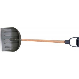 Лопата для прибирання снігу та сипучих VIROK з держаком