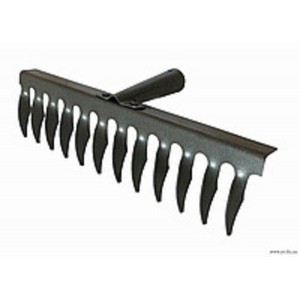 Граблі без ручки (кручений зуб) 12 зубів
