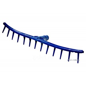 Граблі без ручки пластмасові 13 зубів - 64 см [10]