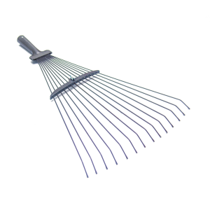Граблі тип "віяло" дротяні розсувні VIROK БЕЗ ДЕРЖАКА (порошкове пофарбування)