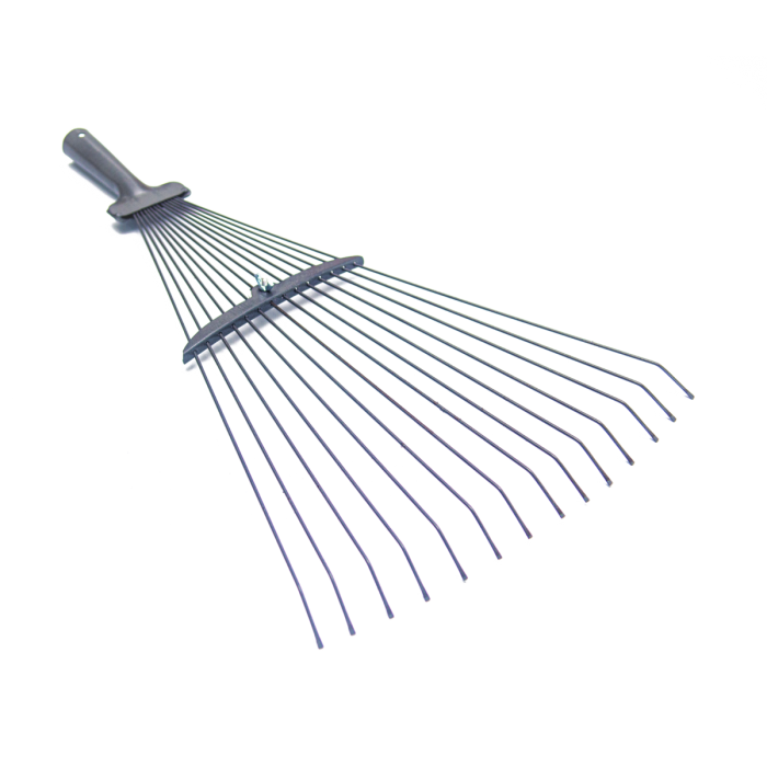 Граблі тип "віяло" дротяні розсувні VIROK БЕЗ ДЕРЖАКА (порошкове пофарбування)