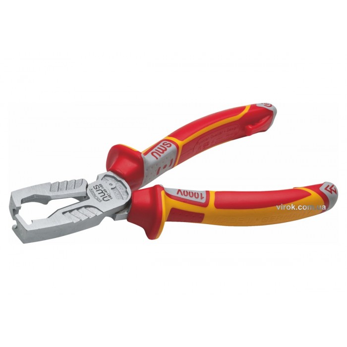 Щипці для зняття ізоляції NWS з ізол. ручками VDE до 1000В: L=180 мм, Ø≤16 мм