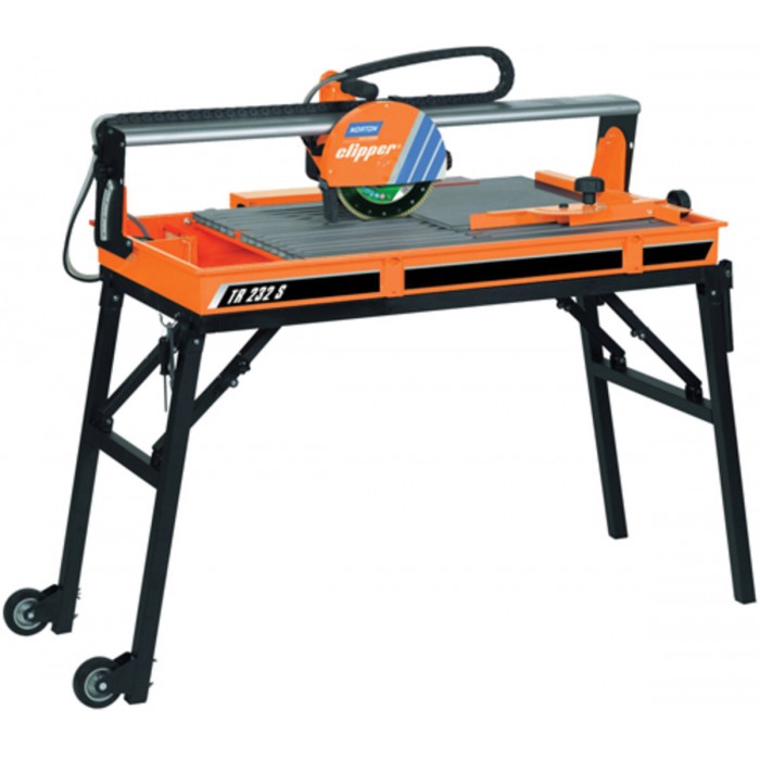 Плиткоріз NORTON CLIPPER на ніжках, макс.різ 860мм;1,1кВт,д.Ø=230/25,4мм,гл.різу 0°/45°-25/20мм+диск