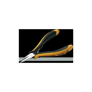 Довгогубці з ізольованими ручками і напівкруглими губками NWS: тонкі, прямі, L= 120 мм