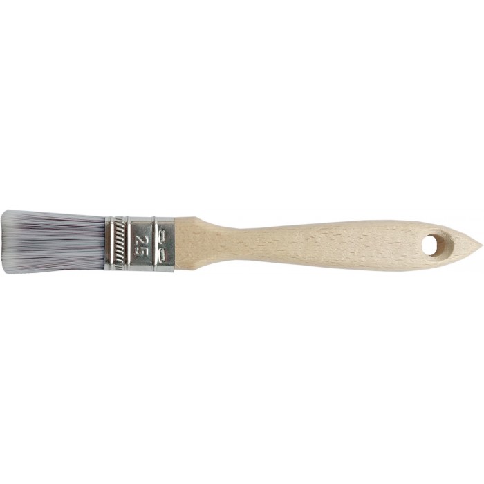 Пензель малярний плоский воскований, b= 25 мм SUPER PROFI TM VIROK, три види щетини