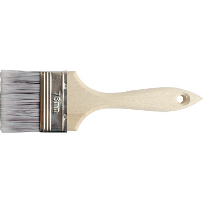Пензель малярний плоский воскований, b= 76 мм SUPER PROFI TM VIROK, три види щетини