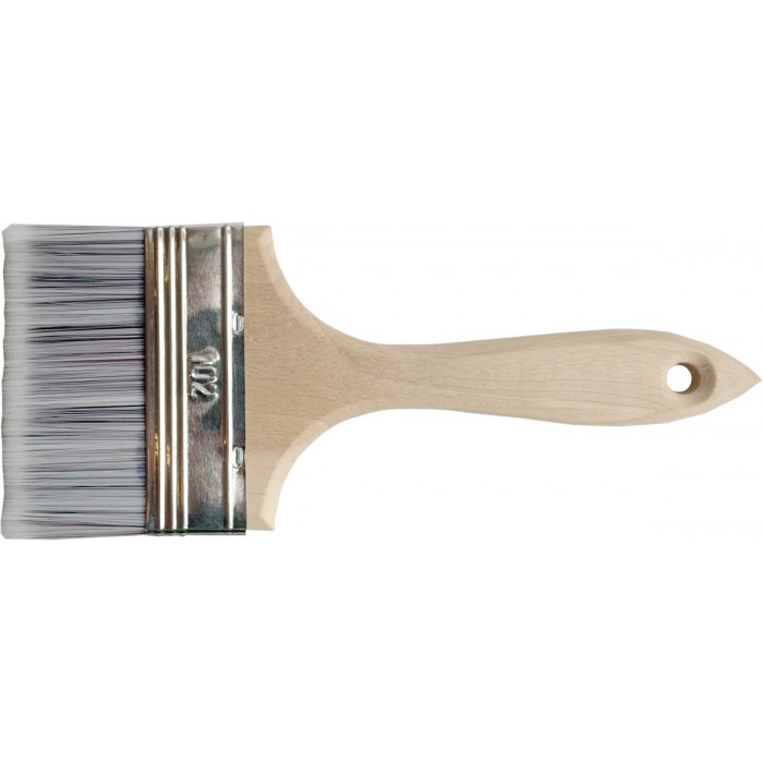 Пензель малярний плоский воскований, b= 102 мм SUPER PROFI TM VIROK, три види щетини
