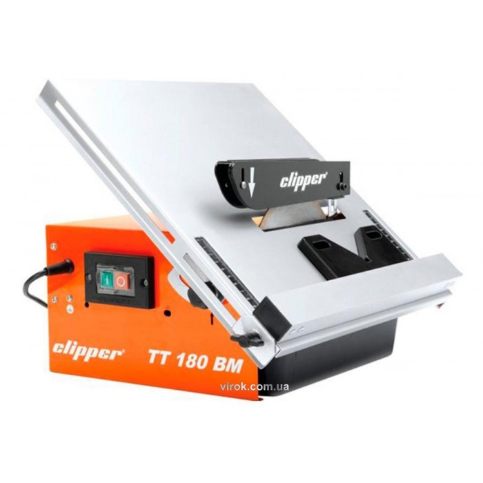 Плиткоріз NORTON CLIPPER TT180BM : 550 Вт,диск Ø= 180/25,4 мм,нахил 0-45°,глиб.різу 0°/45°-34/24мм