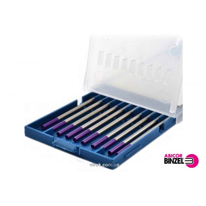 Електрод вольфрамовий E3 ABICOR BINZEL : Ø2.4 x 175 мм, AC/DC