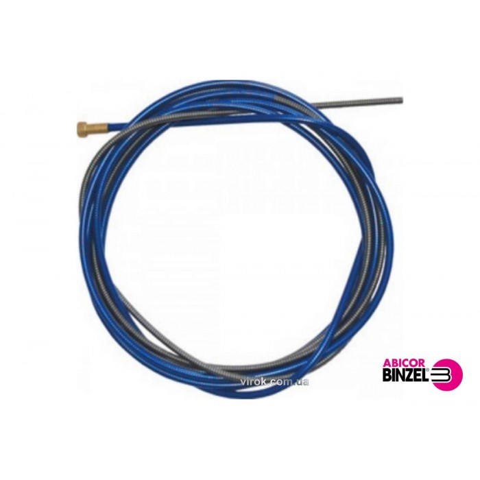 Спіраль подаюча синя ABICOR BINZEL : 1.5 x 4.5 x 340 мм, для дроту 0.8 - 1.0 мм
