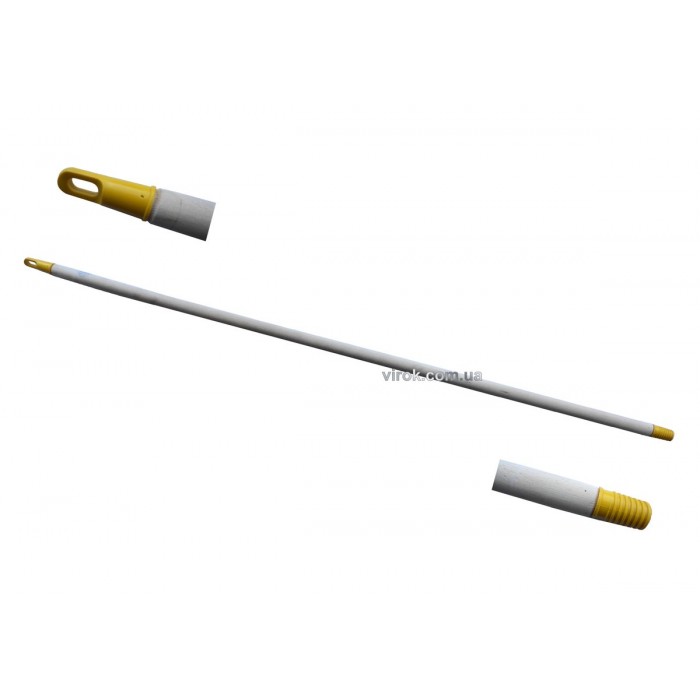 Держак дерев'яний для щітки, мітли з різьбою універсальною, гачком пластмасовими SL PERFECT