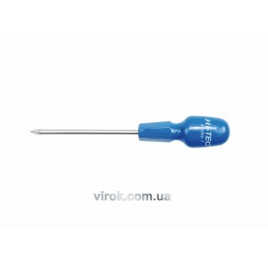 Викрутка хрестова VOREL Cr-V "HI-TEC", PH1 x 200 мм  [12/240] DW