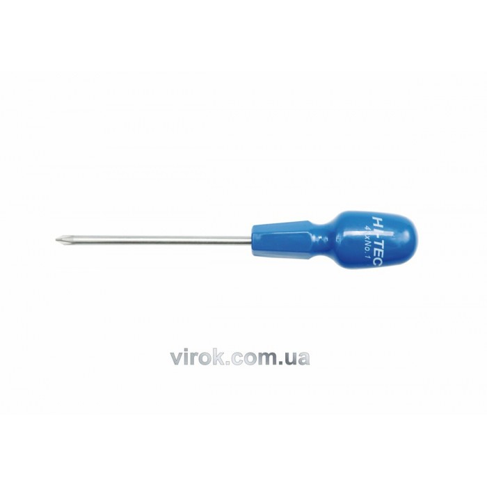 Викрутка хрестова VOREL Cr-V "HI-TEC", PH1 x 200 мм  [12/240] DW