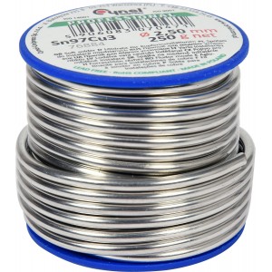 Припій для паяння міді CYNEL : Ø 2.5 мм, дротяний на котушці m= 250 г [50]