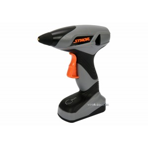 Пістолет клейовий акумуляторний STHOR, Li-Ion 1,3 Агод, 7.2 В, 25 Вт, для стержнів Ø= 7,2 мм [10]