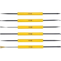 Набір інструментів для паяння VOREL, кпл. 6 шт. [25/100]