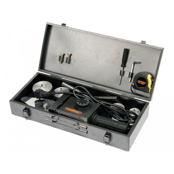 Паяльник для пайки термопластикових труб STHOR: P= 750/1500 Вт, макс. t= 0-300°С [4]