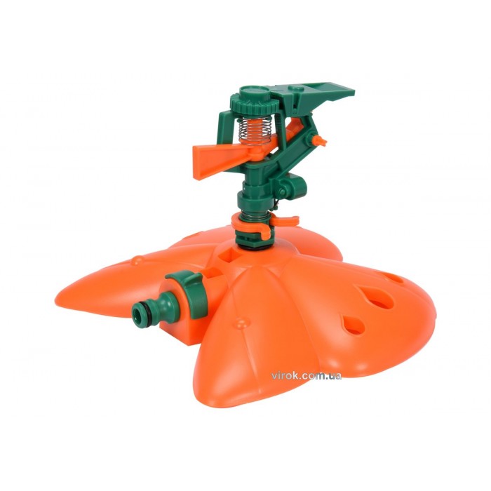 Зрошувач імпульсний 6-режимний FLO до шлангу 1/2", межа дії- 24 м, ABS-пластик [48]