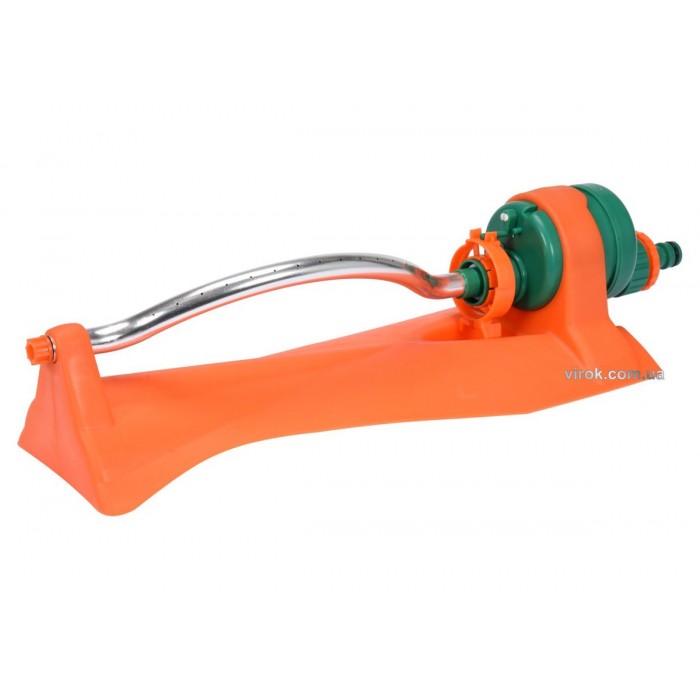 Зрошувач осциляційний FLO до шлангу 1/2", 15 отворів, межа дії- 14 м, ABS-пластик + алюміній [12/48]