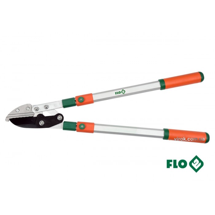 Сікатор до гілок телескопічний, алюмінієвий FLO Ø≤ 40 мм, l= 690- 1030 мм [6/144]