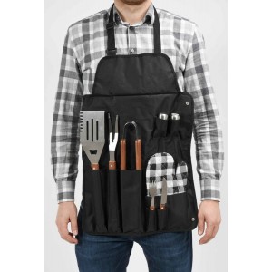 Фартук для гриль процесу VOREL з кишенями і інструментами, 8 шт [8/16]